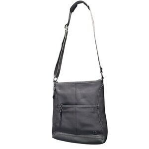 The Sak Gray Crossbody Leather Bag
